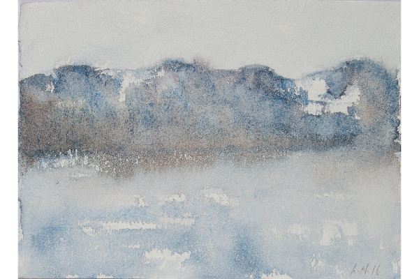 Wish you were Here XVII, watercolour on Saint Armand, 7x5 in.